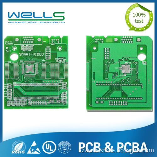 High Tg Fr4 1oz Copper 1.6mm Green Solder Mask Ink PCB